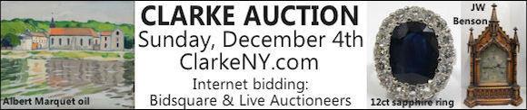 Clarke Auction Sunday December 4