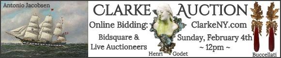 Clarke Auction - Sunday Feb 4 - ClarkeNY.com