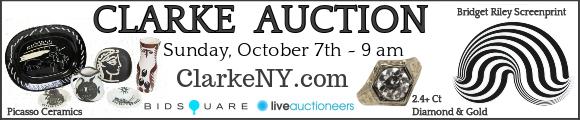 Clarke Auction - Sunday Oct 7 - ClarkeNY.com