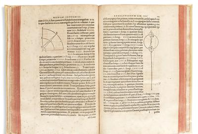 Nicolaus Copernicus, De Revolutionibus Orbium Coelestium, second edition, Basel, 1566.  Estimate $60,000 to $80,000.