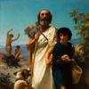 William-Adolphe Bouguereau (French, 1825–1905) Homer and His Guide (Homère et son guide), 1874.  Oil on canvas, 82 1/4 x 56 1/4 in.  Milwaukee Art Museum, Layton Art Collection Inc., Gift of Frederick Layton