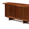 Lot 16: $40,625.  George Nakashima (1905-1990), special triple sliding door cabinet, 1959.  