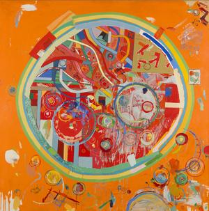 Pedazos del Mundo #26, 1962.  Oil on linen, 56 x 56 inches.