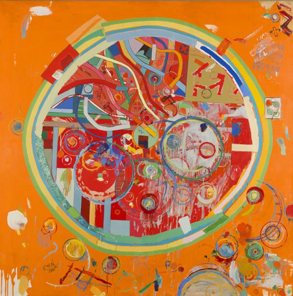 Pedazos del Mundo #26, 1962.  Oil on linen, 56 x 56 inches.