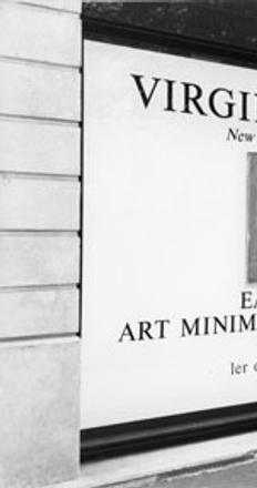 Virginia Dwan at the exhibition "Virginia Dwan II: Earthworks, Art Minimal, Art Conceptual, Galerie Montaigne, Paris," October 1991 Photo: Loic Malle Courtesy Virginia Dwan Archive