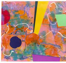 Walter Darby Bannard.  East of Eden #2 (16-12), 2016.  Acrylic on canvas.  56 x 101 inches