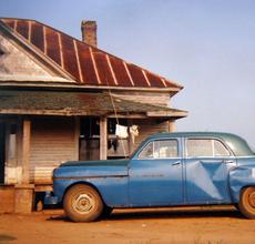 House & Car, Near Akron, Alabama, 1978