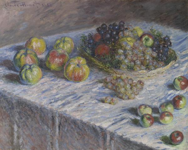 Claude Monet.  Apples and Grapes, 1880.  Mr.  and Mrs.  Martin A.  Ryerson Collection.