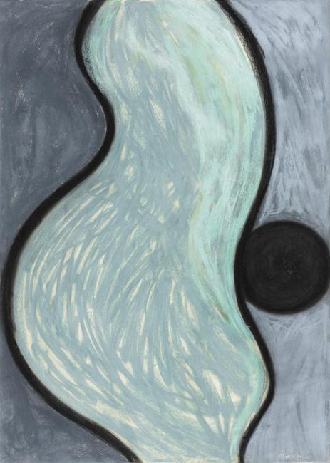 Wendy Edwards, Budding, 1984.  Pastel on paper, 42 x 30 in.  Courtesy of the artist.