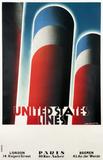 A.M.  Cassandre, United States Line, 1928.  