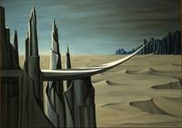 Kaye Sage, "Danger, Construction Ahead,” 1940, ©Estate of Kay Sage Tanguy.  ©Yale University Art Gallery photo.  