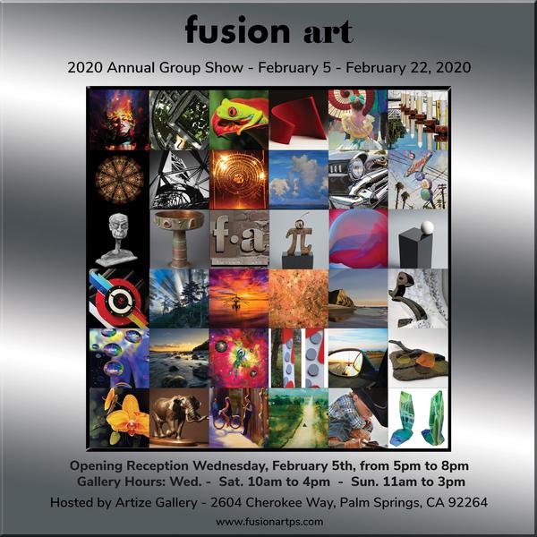 Fusion Art's 4th Annual Group Show - Feb 5th - 22nd.  www.fusionartps.com