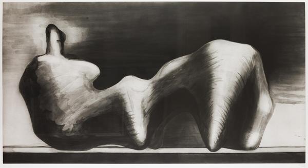 Stone Reclining Figure, 1979-80, Etching, aquatint, and drypoint, 38 3/4 x 72 1/2 inches