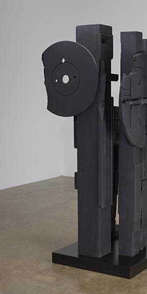 Louise Nevelson Cascades-Perpendiculars II (Night Music), 1980-82 wood painted black 82" x 33" x 38" (208.3 cm x 83.8 cm x 96.5 cm) Gift from the Lipman Family Foundation