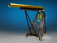 Antique telescopes such as this monumental example by Robert-Aglae Cauchoix are perfect for viewing the night sky