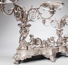 An Important Tiffany & Co.  Sterling Silver Centerpiece, c.  1870 (Estimate $100,000-150,000)