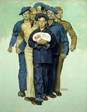 Norman Rockwell 1894-1978 · American Willie Gillis: Package From Home Exhibitor: M.S.  Rau Antiques 