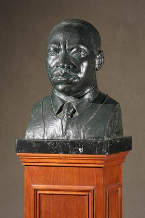 Elizabeth Catlett (American 1915-2012), Bust of Dr.  Martin Luther King, Jr.  (Estimate $50,000-$70,000)