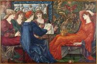 This masterpiece by Edward Burne-Jones, titled "Laus Veneris," 1873-78, from the collection of Laing Art Gallery, is viewable on the BBC's new Your Paintings website.  It is also currently part of the Victoria & Albert Museum exhibition "The Cult of Beauty."