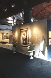 View of the AD20/21 show at The Cyclorama, Boston Center for the Arts with its circular dome and skylight.