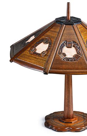 Lot 554: Greene & Greene Blacker House Table Lamp, sold for $502,000