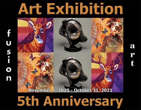 5th Anniversary Online Art Exhibition www.fusionartps.com