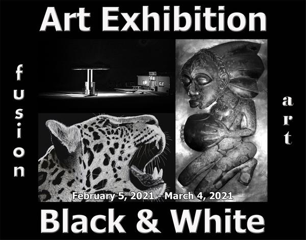 Fusion Art Announces the Winners of the 5th Annual Black & White Art Exhibition www.fusionartpsc.om