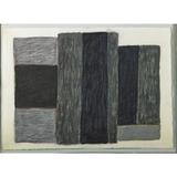 Lot 602, Sean Scully (American/Irish, b.  1945), Untitled, 1985, Oil, pastel and charcoal on paper (framed), $20,000-30,000