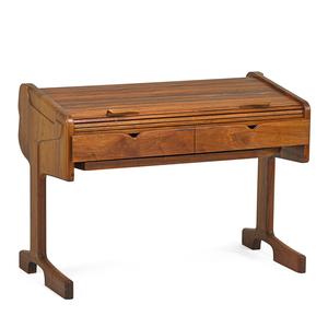 Lot 638: Federico Armijo, Tambour desk, $3,500 – 4,500.