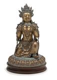 Sino-Tibetan Porcelain Bodhisattva sold for $44,650