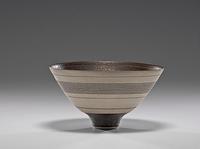 Lucie Rie Bowl with White Stripes