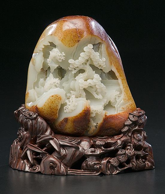 Chinese Jade Boulder - realized $15,600