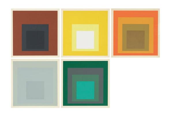 Jim Kempner Fine Art, Josef Albers, Die Oberfläche Series, 1965, Edition 120