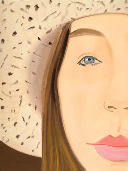 Alex Katz Straw Hat