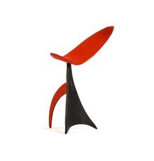 The Cravens collection features a pair of metal stabiles by Alexander Calder, to include this creation, titled Crayfish (est.  $50,000-$80,000).