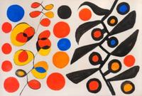 Alexandre Calder, Composition, gouache on paper