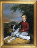 Charles Octavius Cole, Boy with Dog, Portland, Maine, 1850.  Brock & Co., Concord, MA.