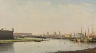 PETR PETROVICH VERESHCHAGIN, 1836-1886, VIEW OF ST.  PETERSBURG, FROM THE COLLECTION OF MIKHAIL BARYSHNIKOV.