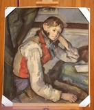 "The Boy in the Red Vest" painting by French impressionist Paul Cezanne was recovered in Belgrade, Serbia, on April 12, 2012.