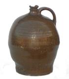 Two-gallon jug attributed to Dave the Slave and signed “LM” for his owner, Lewis Miles (est.  $8,000-$12,000).