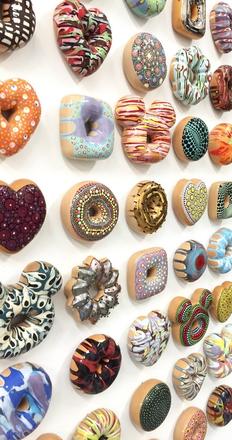 JAE YONG KIM “Pop Goes The Donut” installation (detail)