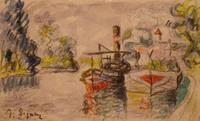 A forgery by Mark Landis of a work by Paul Signac.