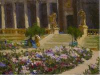 E.  Charlton Fortune's "Hall of Flowers," 1915, sold for $365,000 including premium, at Bonhams on April 8, 2014.