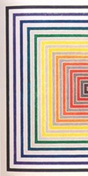 Frank Stella, Double Gray Scramble, Screenprint with colors, 1973.