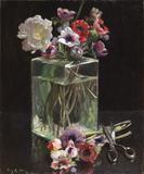 Julian Alden Weir (American, 1852–1919), Still Life with Anemones, The Huber Family Collection