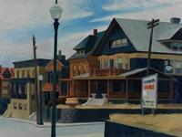 Edward Hopper's East Wind over Weehawken.