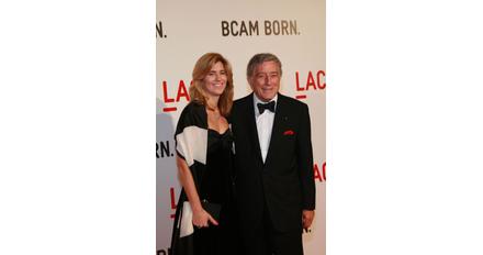 Tony Bennett and wife Susan by Jeremiah Garcia