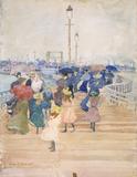 Maurice Brazil Prendergast, South Boston Pier, 1896.