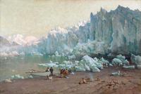 Thomas Hill.  Muir Glacier, Alaska.  Oakland Museum of California, Gift of Mr.  and Mrs.  Richard R.  Hanna..