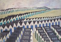 Judith Shahn, Beach Cabanas, 1951